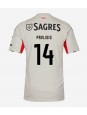 Billige Benfica Vangelis Pavlidis #14 Bortedrakt 2025-26 Kortermet